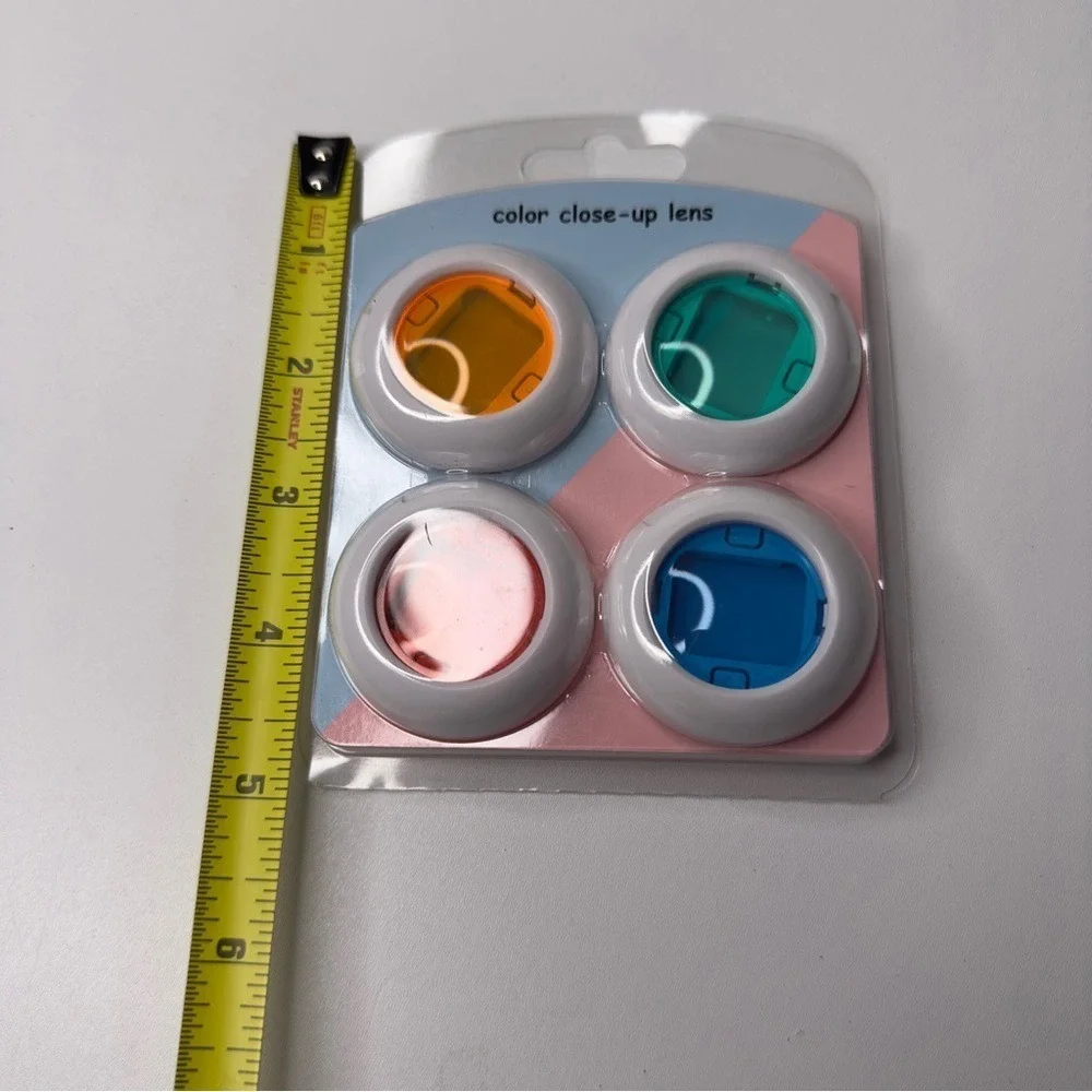 Instax Instant Camera Lens Filters Colors Green Orange Red Blue Tint Universal
